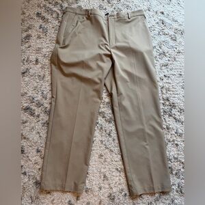Greg Norman Men’s Suit Pants - Tan Size 42/30 Straight